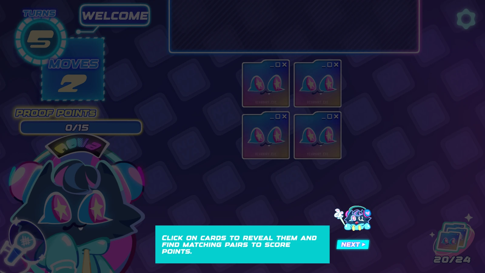 MEOWMORY.EXE — ảnh gameplay 2